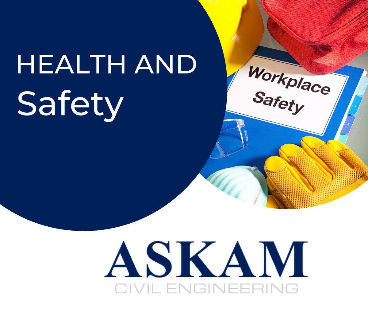 AskamCivil's tweet photo. Askam’s excellent health and safety record is a credit to every member of the company understanding the role they have to play and taking responsibility for everyone’s health, safety and welfare – from Ground Worker to Managing Director.

#healthandsafety #civilengineering #Askam https://t.co/cCOZLXdPNd