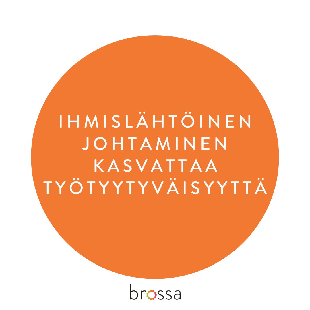 Miksi ihmislähtöiseen johtamiseen kannattaa panostaa? 2/3

🎯Kasvatat työtyytyväisyyttä ja osaajien sitoutumista työhön ja työpaikkaan👍

💡Lue lisää ja inspiroidu: brossa.fi/johtaminen

#johtaminen #työntekijäkokemus
