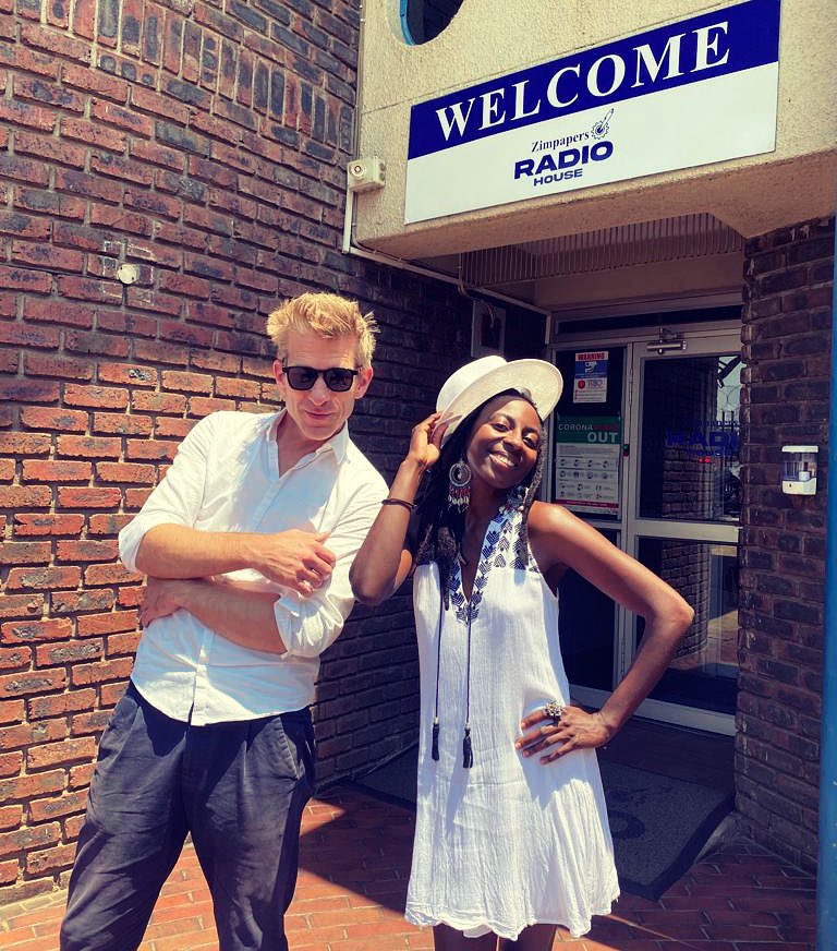 HopeMasike's tweet photo. Catch my interview this morning with @AndreasKernLive from 11:40am on #extremeradio @StarfmZimbabwe
We are being interviewed by the fantabulous @MissV_Candy chatting all things and our #mbirameetspiano collaboration, brought to you by the German Embassy Harare https://t.co/zZWlO6z6VO