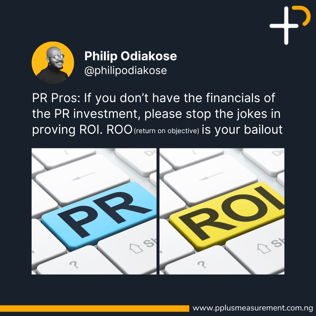 pplusmeasure's tweet photo. #PublicRelations professionals need to hear this.
#ROI #ROO #PRvalue #PRmeasure #MeasurePR #EvaluatePR #PRaudit #MediaMonitoring #Communications https://t.co/Yg0hebFvlN