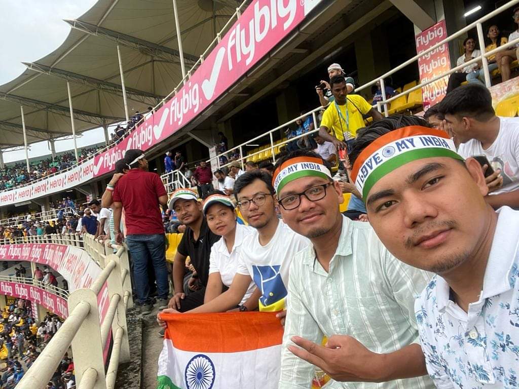 kwmta7's tweet photo. #IndiavsSouthAfrica 
ACA Cricket Stadium, Guwahati 🤘 https://t.co/71PvMf5AFm