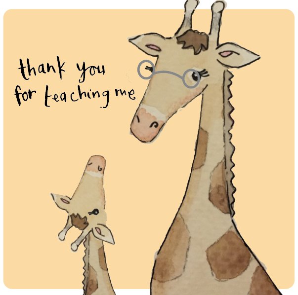 A little note from me xxx