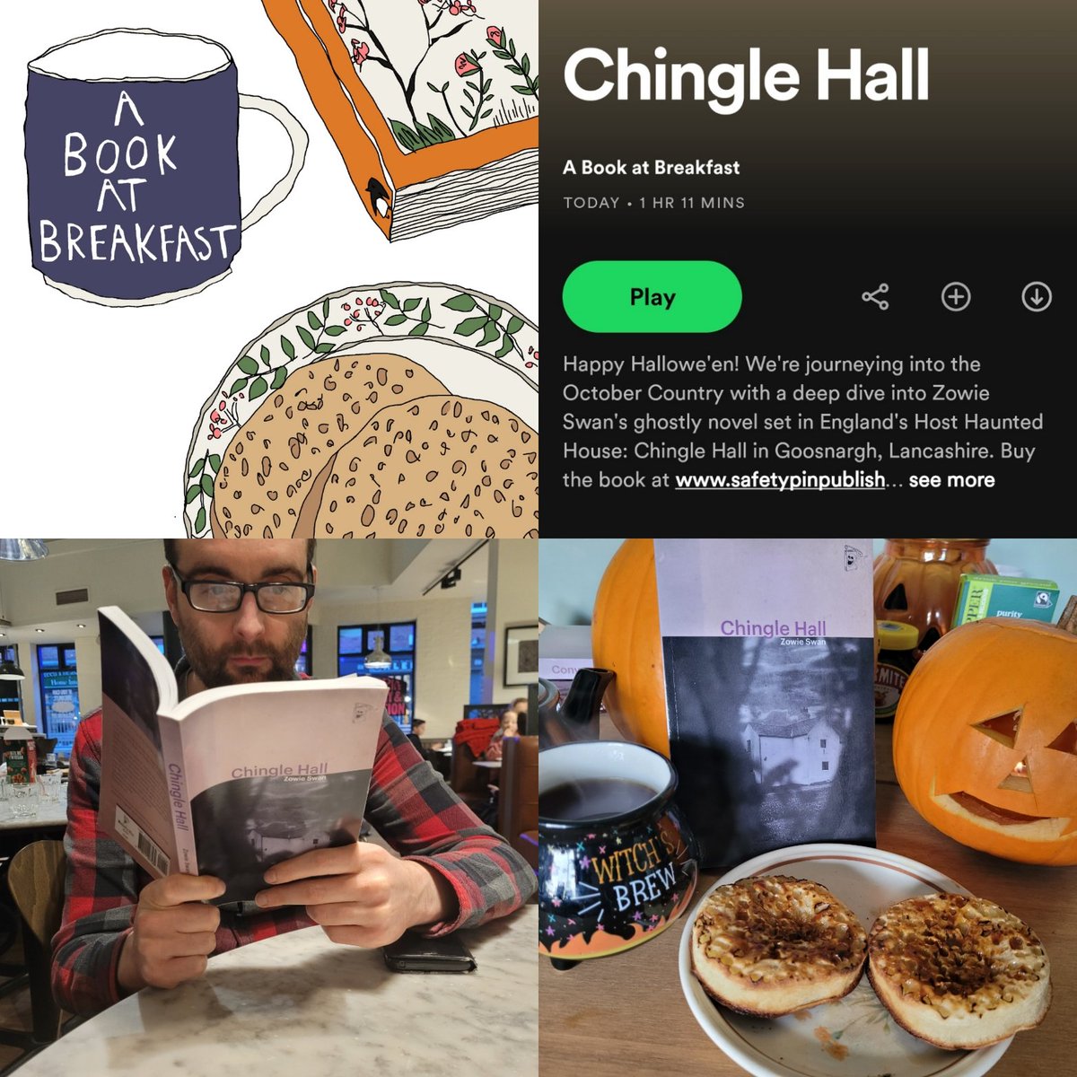 Check out the latest episode of <a href="/bookatbreakfast/">A Book at Breakfast</a> - a discussion on 'Chingle Hall' by @GingerbreadBat 👻 Listen here: bit.ly/3dYI9tz But the book here: bit.ly/3STrHtf 🎃