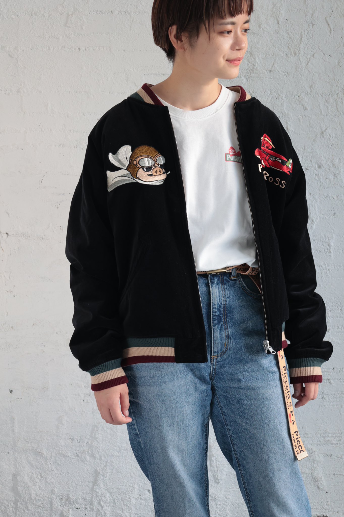 GBL ステュディオ・ダ・ルチザン 紅の豚 30周年アニバーサリー スカジャン