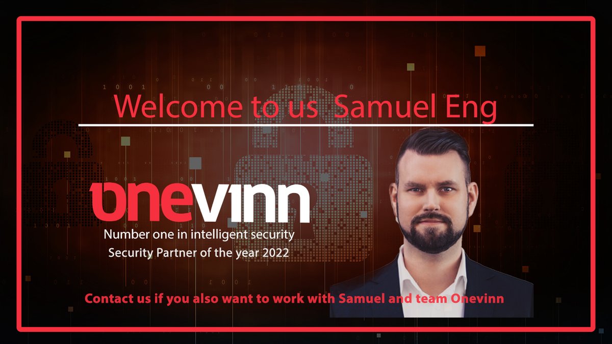 Our Identity team is growing and we are proud to announce our new colleague Samuel Eng who is joining the team! Read the interview below.
blog.onevinn.com/welcome-samuel…
#weareonevinn #cybersecurity #onevinn