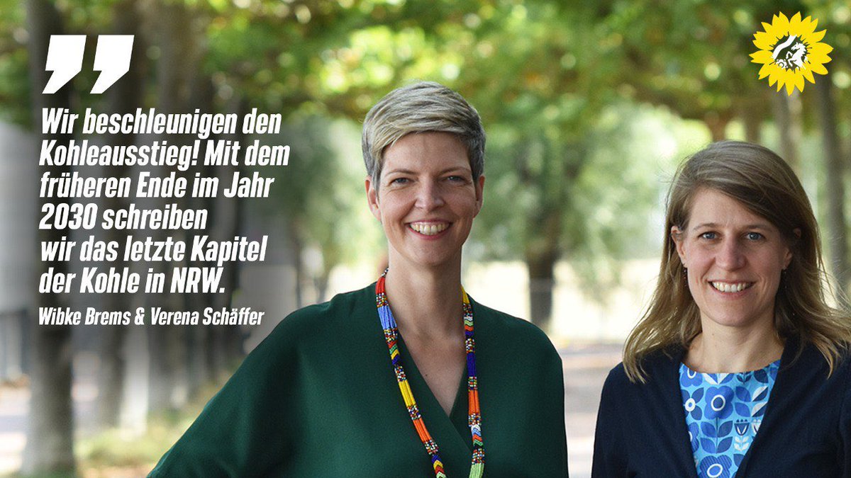Heute ist ein historischer Tag: Ein zentrales Anliegen von uns GRÜNEN &amp; der Klimabewegung wird endlich Realität: @BMWK und <a href="/WirtschaftNRW/">Wirtschaft.NRW</a> haben mit #RWE vereinbart, dass der #Kohleausstieg in #NRW 2030, acht Jahre früher als bisher gesetzlich vorgesehen, gelingt. Ein Thread 1/7
