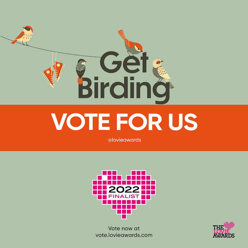 Make sure you vote for us! #getbirding #lovieawards @lovieawards @getbirdingpod