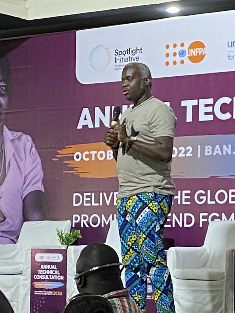 « Zero is a distinct possibility »  <a href="/OlajideDemola/">Ademola Olajide</a>- we can #EndFGM by 2030 📣 <a href="/GPtoEndFGM/">UNFPA-UNICEF JP to End Female Genital Mutilation</a> <a href="/UNFPA_WCARO/">UNFPA WCARO</a>