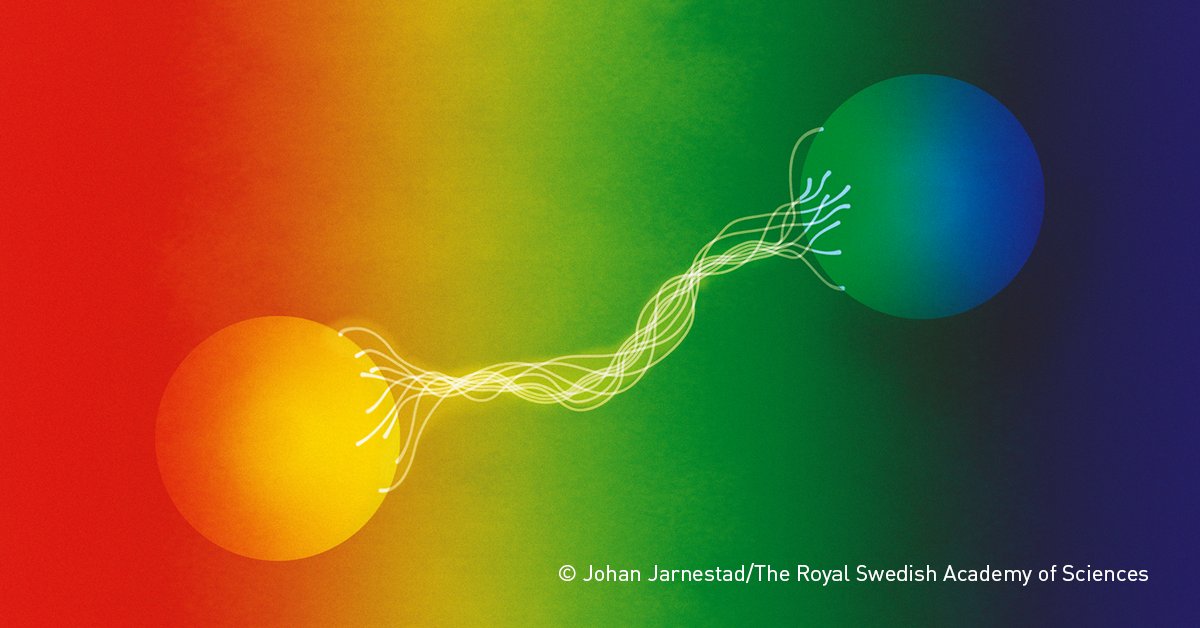 The 2022 #NobelPrize laureates in physics have conducted groundbreaking experiments using entangled quantum states, where two particles behave like a single unit even when they are separated. The results have cleared the way for new technology based upon quantum information.