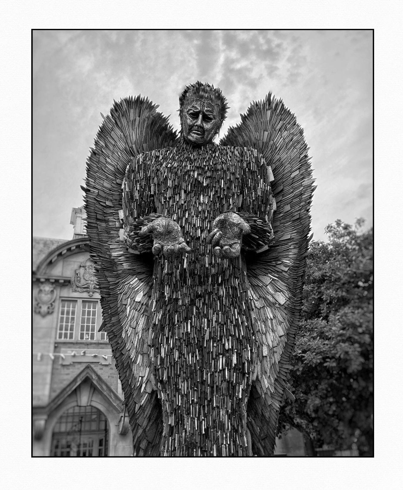 David Jones on Twitter "The Knife Angel is in town lagerwxm wrexham
