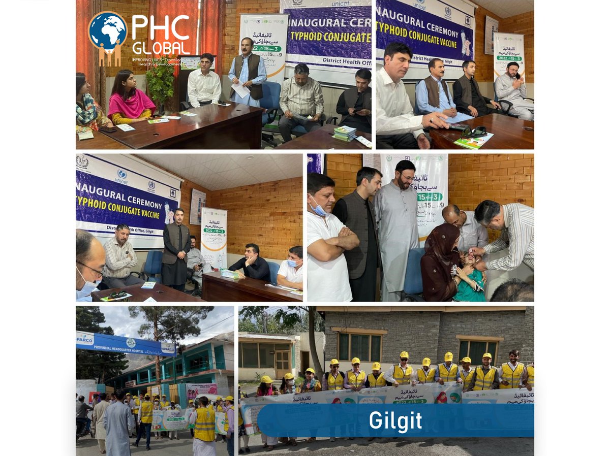 GlobalPhc's tweet photo. 3/3: ..in the TCV campaign.
PHC Global teams facilitated the inaugural ceremonies in all four provinces and we mark this as a milestone in TCV-III campaign.
@WHO @gavi @UNICEF_Pakistan
#TCVCatchupCampaign #TyphoidSeTahafuz #MissionTyphoid #TakeOnTyphoid https://t.co/ukVGnlBtBq