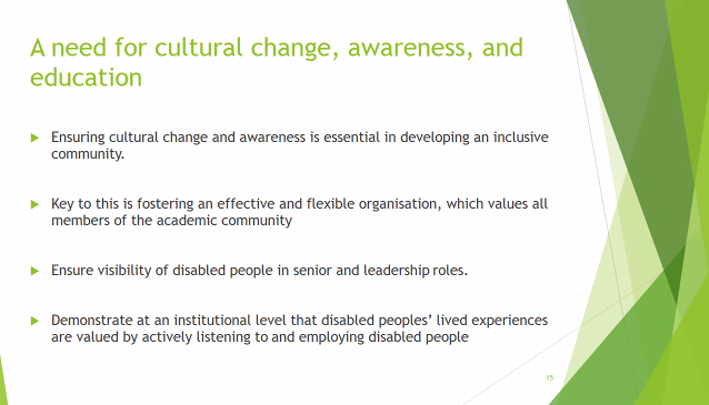 BolandMairead's tweet photo. @mccartpm: "We need to demonstrate at an institutional level that the lived experiences of disabled people are being authentically listened to and acted upon" #AQAustria #EDIMeetUp https://t.co/PfJrP2wly1