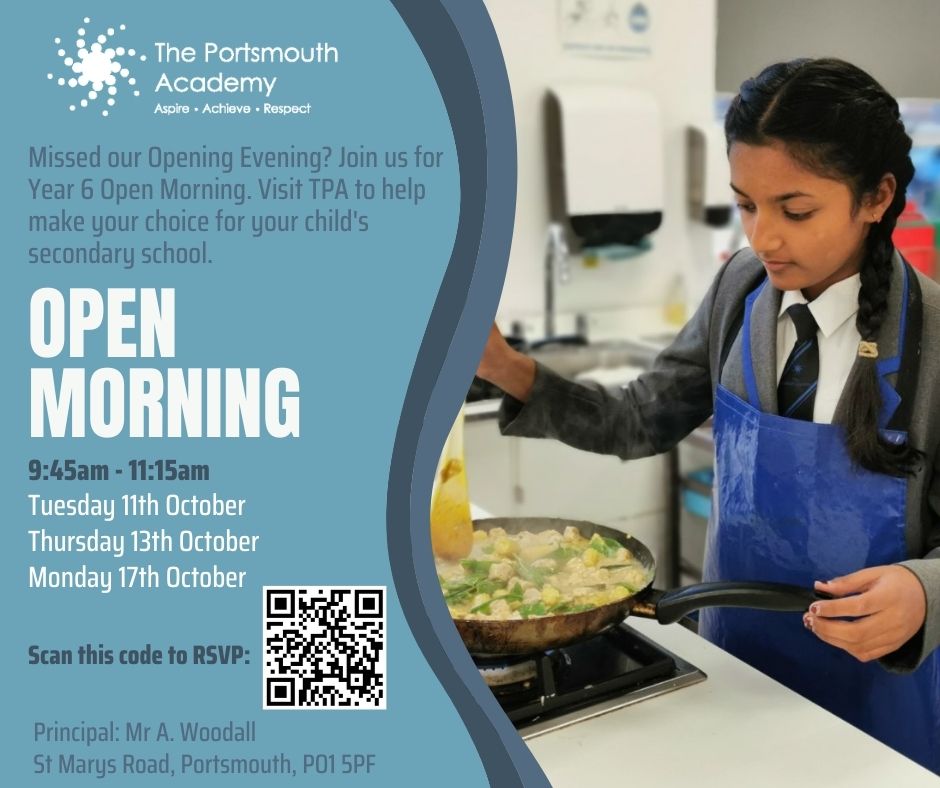 Missed our Open Evening? We'd be delighted to welcome you to our Open Morning! Meet members of the school's leadership team, take a tour of the school and ask questions about the school.
Click here to RSVP: forms.office.com/r/NEv4EQ9X1m
We look forward to seeing you soon!