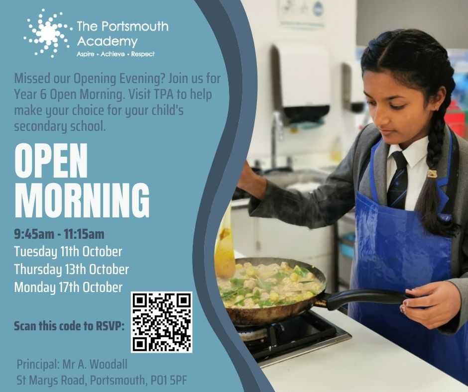 Missed our Open Evening? We'd be delighted to welcome you to our Open Morning! Meet members of the school's leadership team, take a tour of the school and ask questions about the school. Click here to RSVP: forms.office.com/r/NEv4EQ9X1m We look forward to seeing you soon!