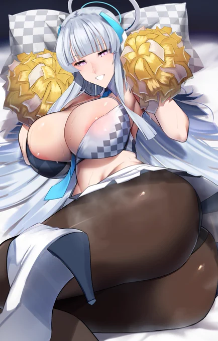 うぅ…ユウカに秘密でチアコス応援してノア…… 