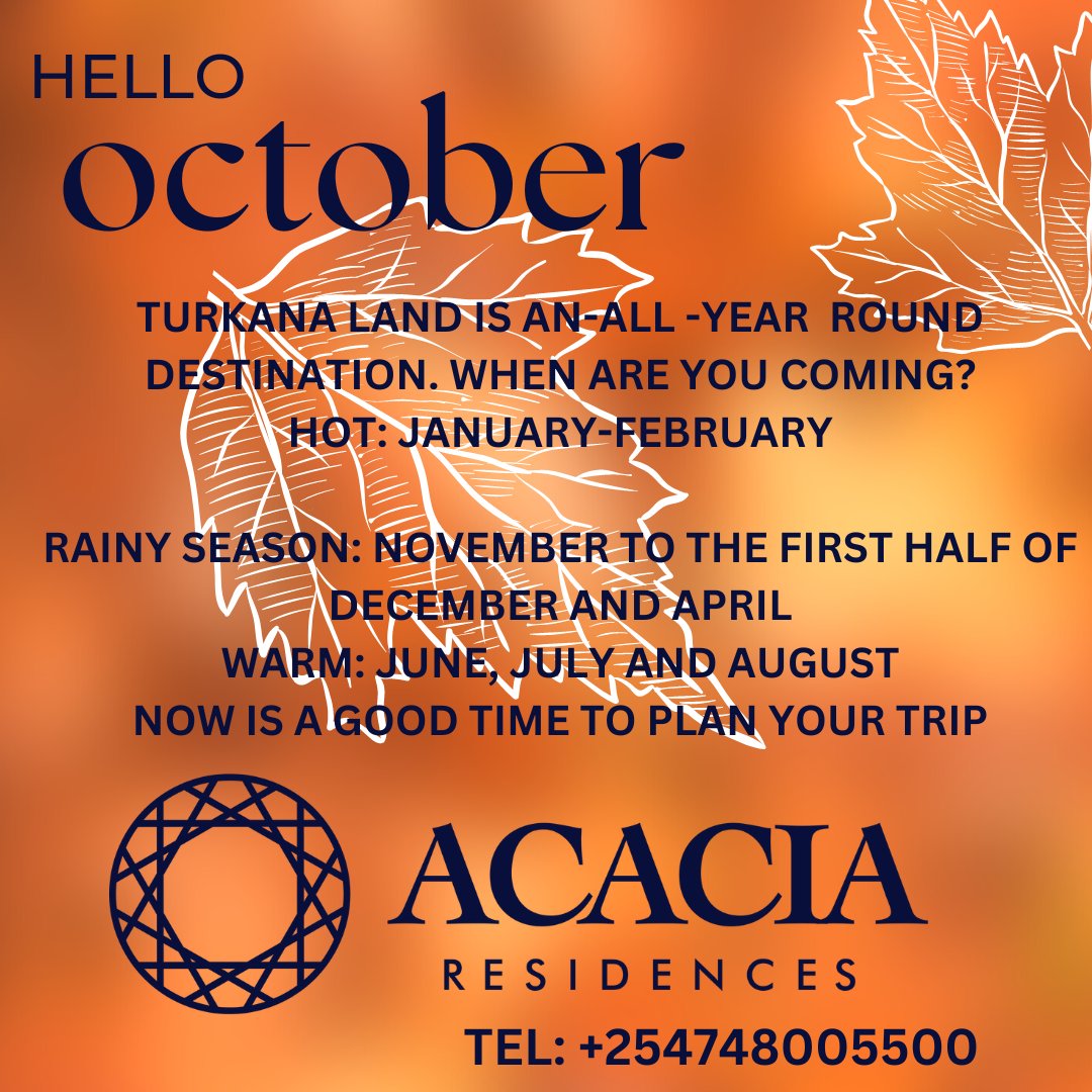 acacialodwar's tweet image. Now is a good time to start planning your trip to the cradle of mankind. 
#ExploreTurkana 
#October