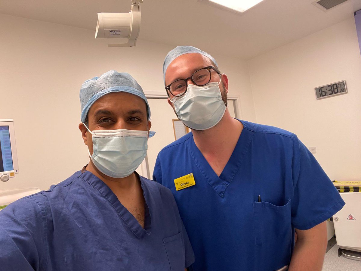 Oliver Sawyer (@oliversawyerslt) on Twitter photo First awake craniotomy with cortical mapping and intra-operative language monitoring with <a href="/Babarvaqas/">Babar Vaqas</a> 🧠✅ working together with our <a href="/neurosurgBHR/">BHR-NeuroSurgTeam(Romford)</a> colleagues to preserve critical language function and maximise outcomes - with more in the pipeline 💪🏼 #awakecrani #SLPeeps #mySLTday First awake craniotomy with cortical mapping and intra-operative language monitoring with <a href="/Babarvaqas/">Babar Vaqas</a> 🧠✅ working together with our <a href="/neurosurgBHR/">BHR-NeuroSurgTeam(Romford)</a> colleagues to preserve critical language function and maximise outcomes - with more in the pipeline 💪🏼 #awakecrani #SLPeeps #mySLTday