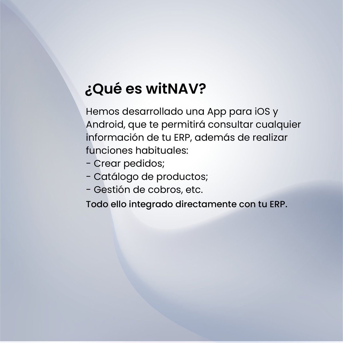 witNAV's tweet photo. ¿Qué es witNAV?
Te proporcionamos las respuestas en las imágenes a continuación.

Para saber más, contacta:

📧 Correo: adderit@adderit.es
📞 Teléfono: +34 938 32 31 34
🔎  https://t.co/2PoMhEXVew!

#witNAV #businesscentral #navision https://t.co/BI7GwYIPXv