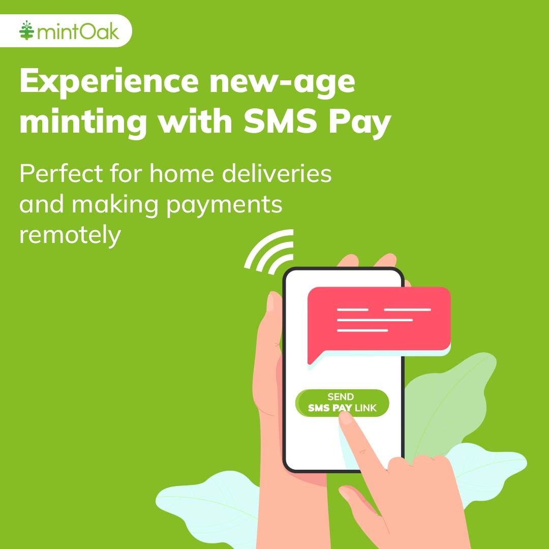 MintoakIndia's tweet photo. Payments simplified.
Avoid the hassle and receive payments with the convenience of SMS Pay. Merchants can now easily send payment links via SMS pay option.
#MintingTheFuture #SMSPay #digitalpayments #MerchantsPay #paymentprocessing #paymentsolutions #ecommerce #fintech https://t.co/roPMMGq78z