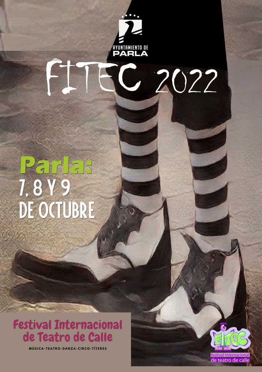 Juventud_Parla's tweet photo. ¡Este finde las calles de #Parla se van a llenar del teatro, música, humor, títeres y clown con el Festival Internacional de Teatro de Calle @FestivalFITEC ! #Fitec
📍 Avenida de los Planetas, la Plaza Adolfo Marsillach y la Iglesia de la Asunción.
👀👉https://t.co/sURbldP6im https://t.co/XQqhzWiHRP
