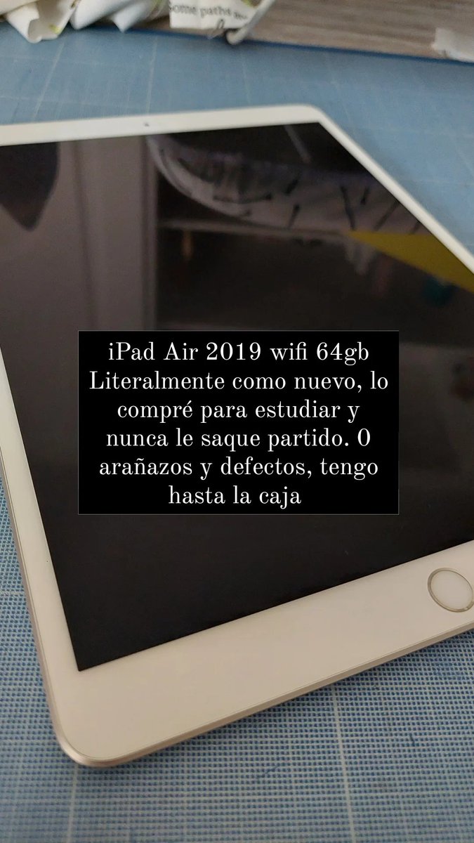 _sarsura's tweet photo. Hola chiquis!! Estoy vendiendo mi iPad Air y Apple Pencil porque nunca lo aprendí a usar bien! No le saco el partido que podríais vosotros
Vendo junto o por separado, más info en DM
Me ayudáis mucho compartiendo ! https://t.co/W0jmoVRtum