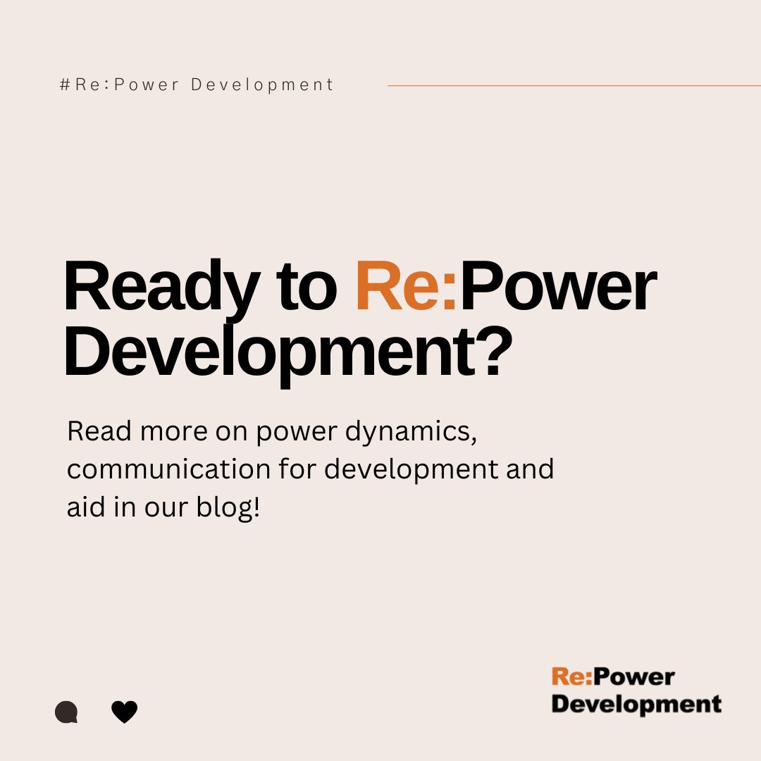 RePowerDev's tweet image. Do you want to read more about power dynamics in the aid industry and the role that #C4D plays in it?

#RePowerDevelopment coming soon...
