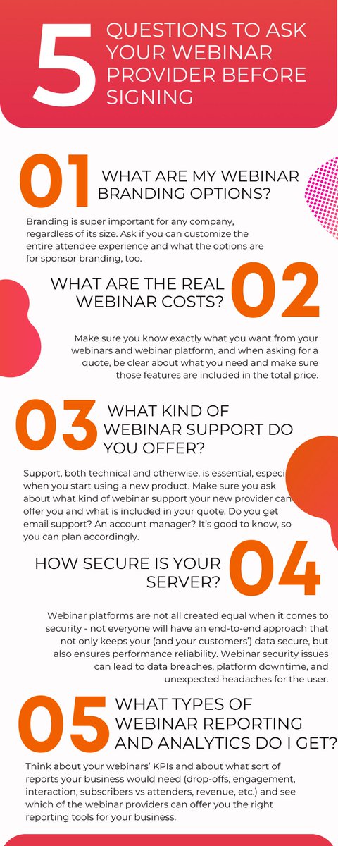 WorkCast's tweet photo. 5 questions that are *essential* to ask potential platform providers before you sign-up. Read the full set here 👉 https://t.co/DdAOihgR3D https://t.co/TRU7CNZTP1