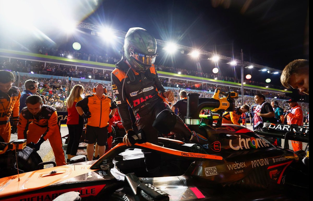 Norris' Singapore went way too under the radar. Maybe the only one who didn't put a foot wrong and was still quick. About to attack Sainz (in a MUCH faster Ferrari) before he had car issues. Best midfield driver by far, and deserves a top car WAY more than Sainz, 1s off Charles