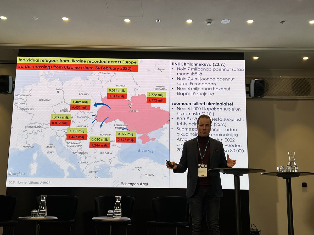 Suomeen on tullut yli 40 000 ukrainalaista, Euroopassa tilapäistä suojelua on hakenut yli 4 miljoonaa ukrainalaista. #StaffPoint on osallistunut asiakasyritystensä kanssa yli 400 ukrainalaisen työllistämiseen. #suuriosaajarekrypäivä pohtii tätäkin teemaa <a href="/ValtonenMikko/">Mikko Valtonen</a> johdolla.