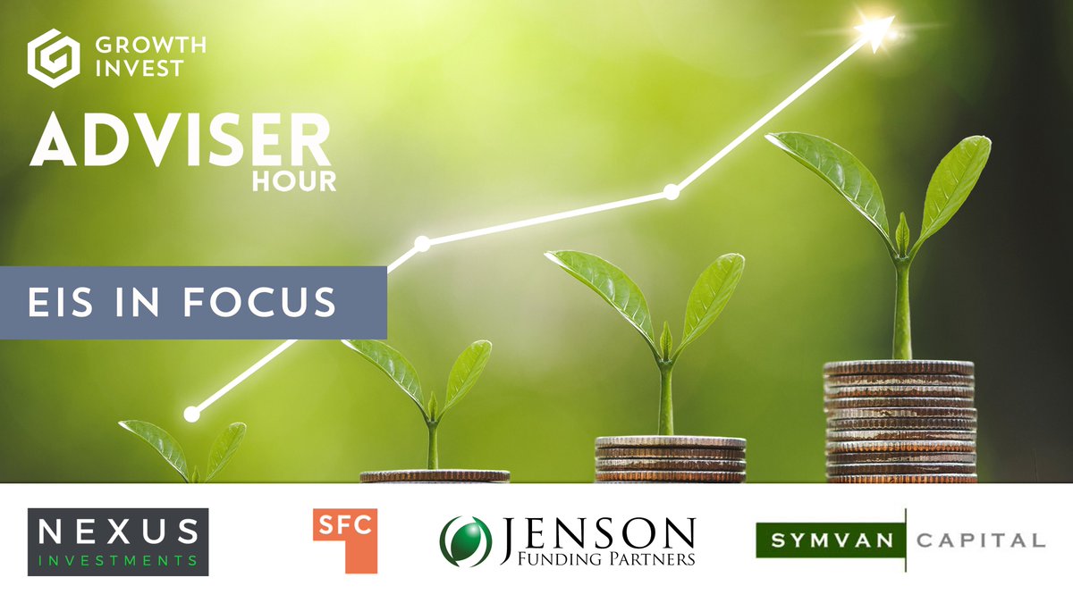 Tune in to the EIS Adviser Hour tomorrow at 10am and listen to an expert panel discuss the recent mini-budget and sunset clause and what this means for the EIS market. adviserhour.growthinvest.com/the-growthinve…

<a href="/GrowthInvestUK/">GrowthInvest</a> #EIS #seis #advisers #vct #investments #tax #events #CPD