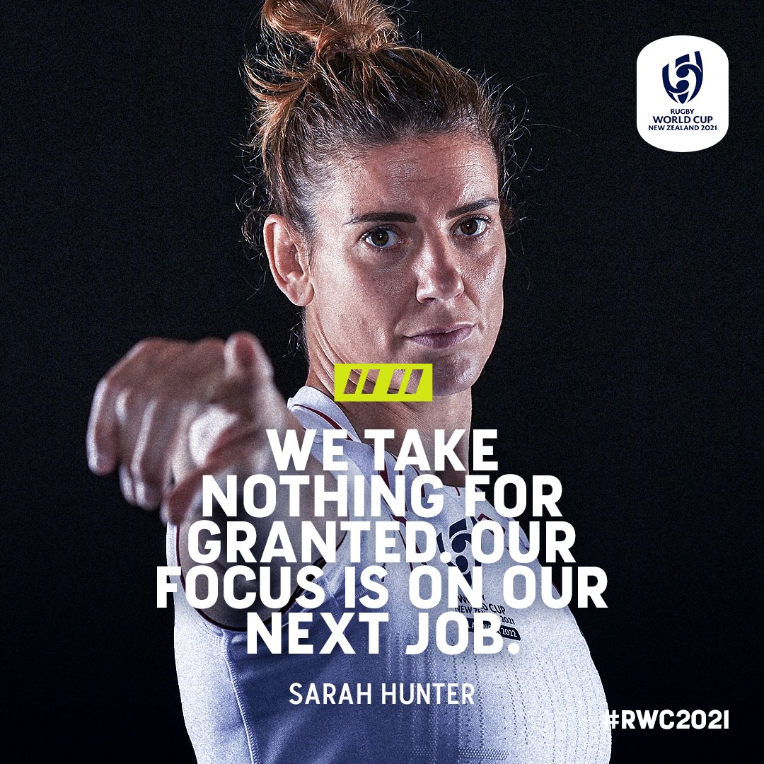 It has all led up to this moment! 🏴󠁧󠁢󠁥󠁮󠁧󠁿 

<a href="/sarah_hunter8/">Sarah Hunter</a> is ready to take her <a href="/EnglandRugby/">England Rugby</a> team out to face Fijiana on the opening day of #RWC2021!