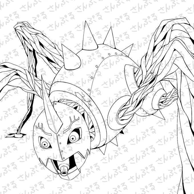 線画交換用イラストできました 