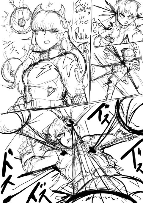 グロ注意リョナ百合バトル系マンガ落書き(雑)コンセプトはPSYCHEDELIC VIOLENCE CRIME OF VISUAL SHOCKです(X並感) 