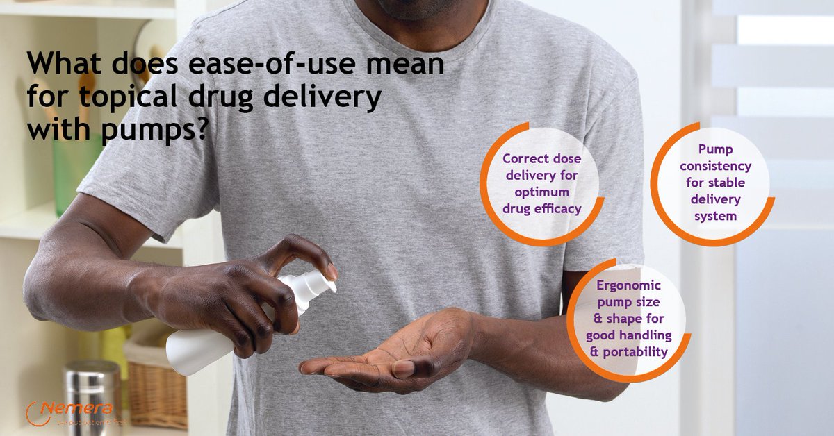 Our high-end topical delivery system for dermal and transdermal therapies are designed for patients’ ease-of-use and convenience. Know more about our airless and atmospheric pump offering
nemera.net/our-products/d…
"weputpatientsfirst #dermal #pumps