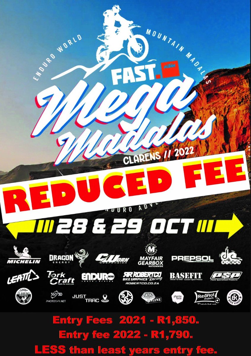 FAST KTM Mega Madalas - Clarens 2022 - Sneak Peek to read more click ....  mailchi.mp/5df5f0d50fdb/f…