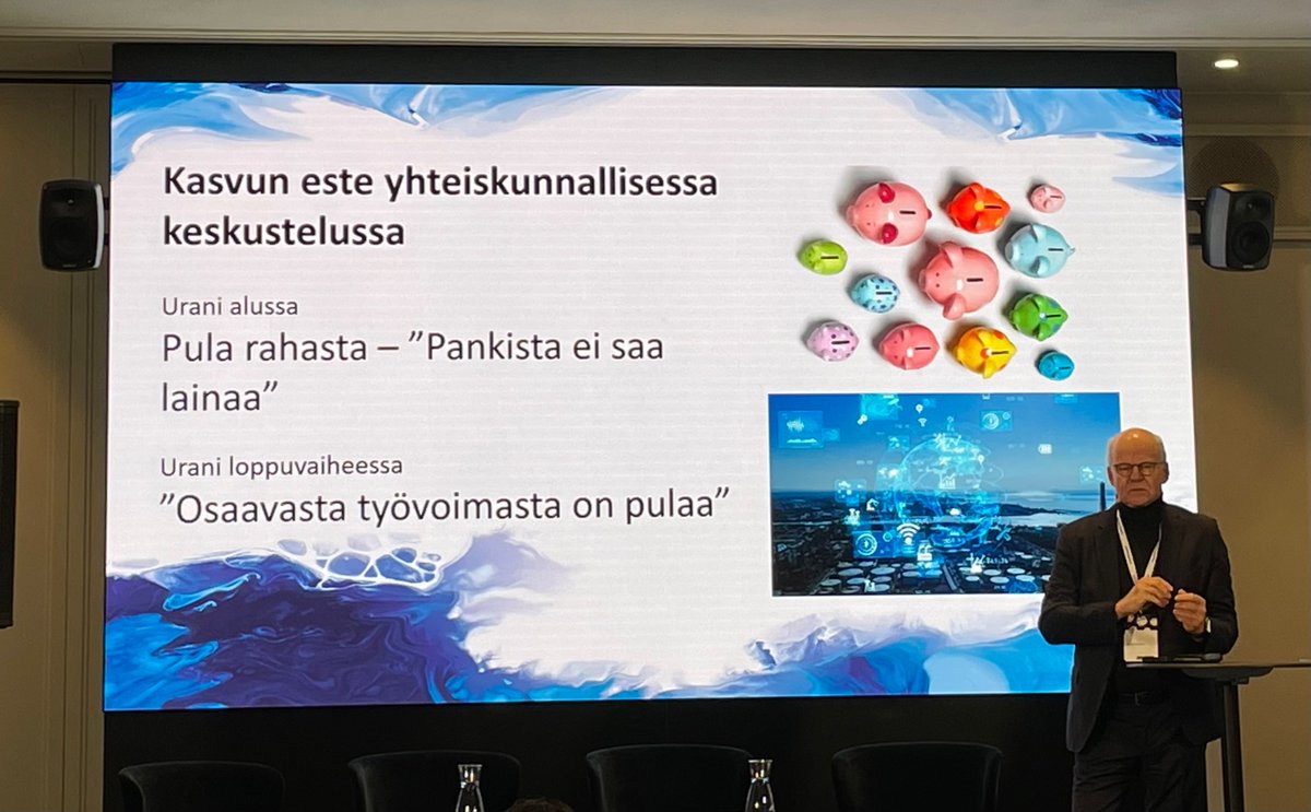 ”Hyvin johdettu ja hyvässä kunnossa ollut yritys sai aina jostain rahoituksen. Koskeeko myös osaajien saatavuutta?” @ReijoKarhinen puhumassa tulevaisuuskestävästä osaamistaseesta. #suuriosaajarekrypaiva