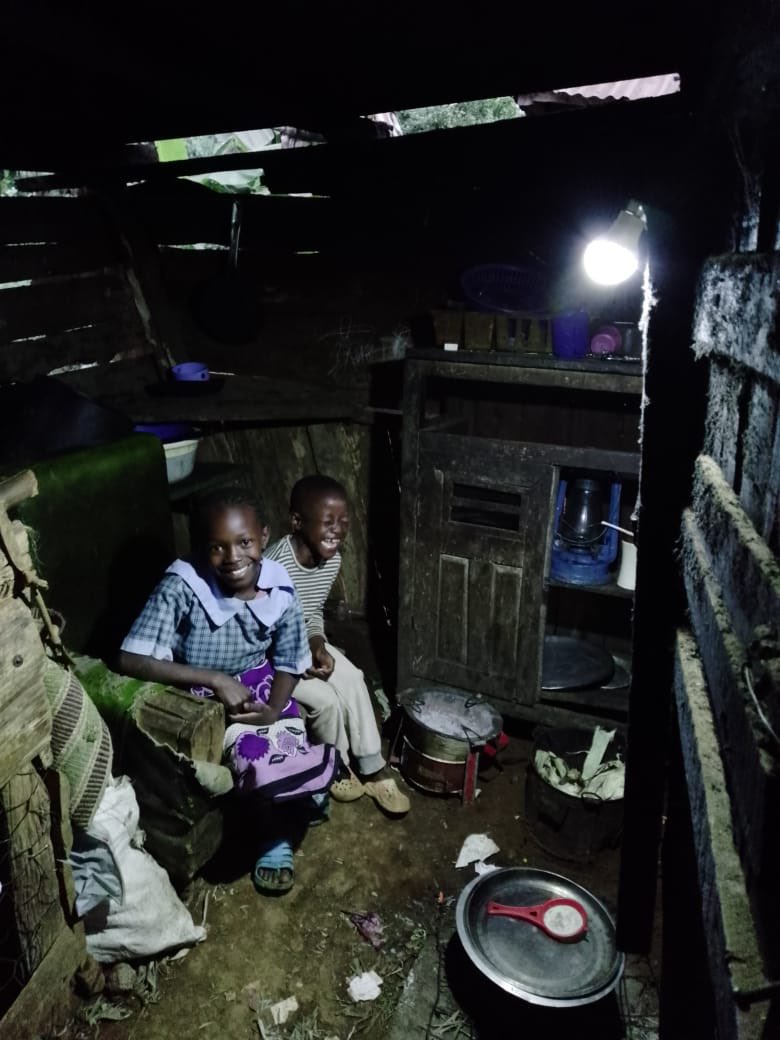 💡Let there be light💡

Agnes, Isaiah &amp; Marjory relied on a candle, lantern or torch to do their homework. They now have a reason to smile as their home has light thanks to a £35 solar panel donation. The donation was made by a lady as a wedding anniversary gift to her husband.