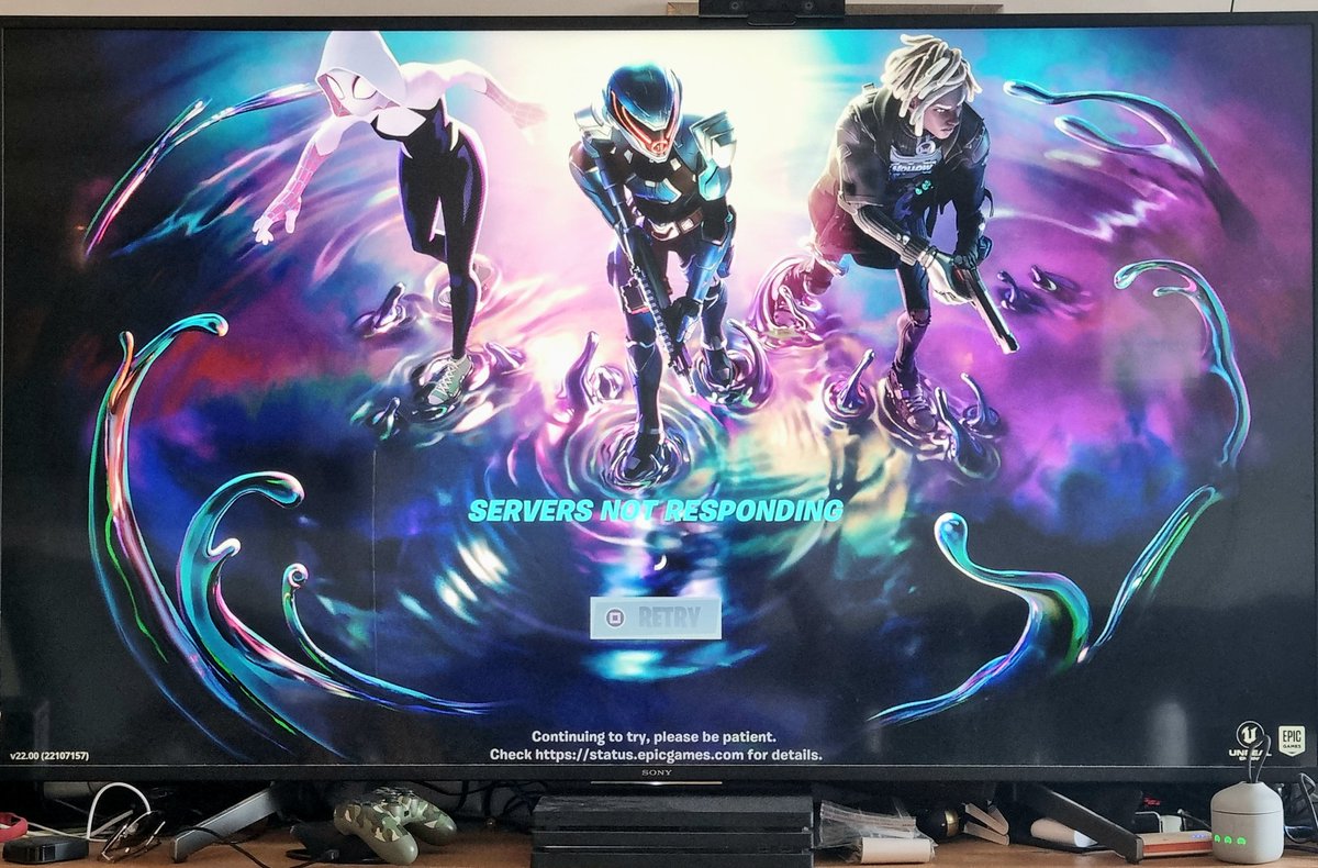 KaidanovTzvi's tweet photo. Fortnite is down on Xbox PC and PS.. Seems their servers are down. I wonder if it's an attack or just a bad build..

#fortnite #israel #gaming #news  #fortniteunavailable
#fortniteisdown https://t.co/5S9cvLevB5