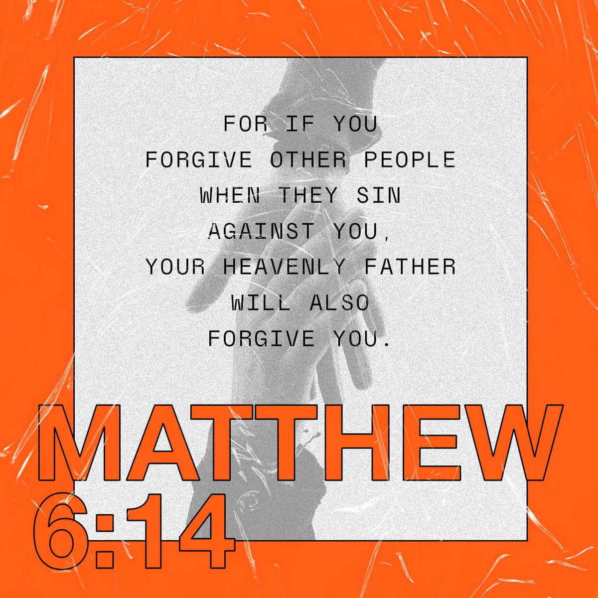 FaitheReid's tweet photo. For if you forgive other people when they sin against you, your heavenly Father will also forgive you.
Matthew 6:14 NIV

https://t.co/friCV1kvp8 https://t.co/QWgOyIw8c4