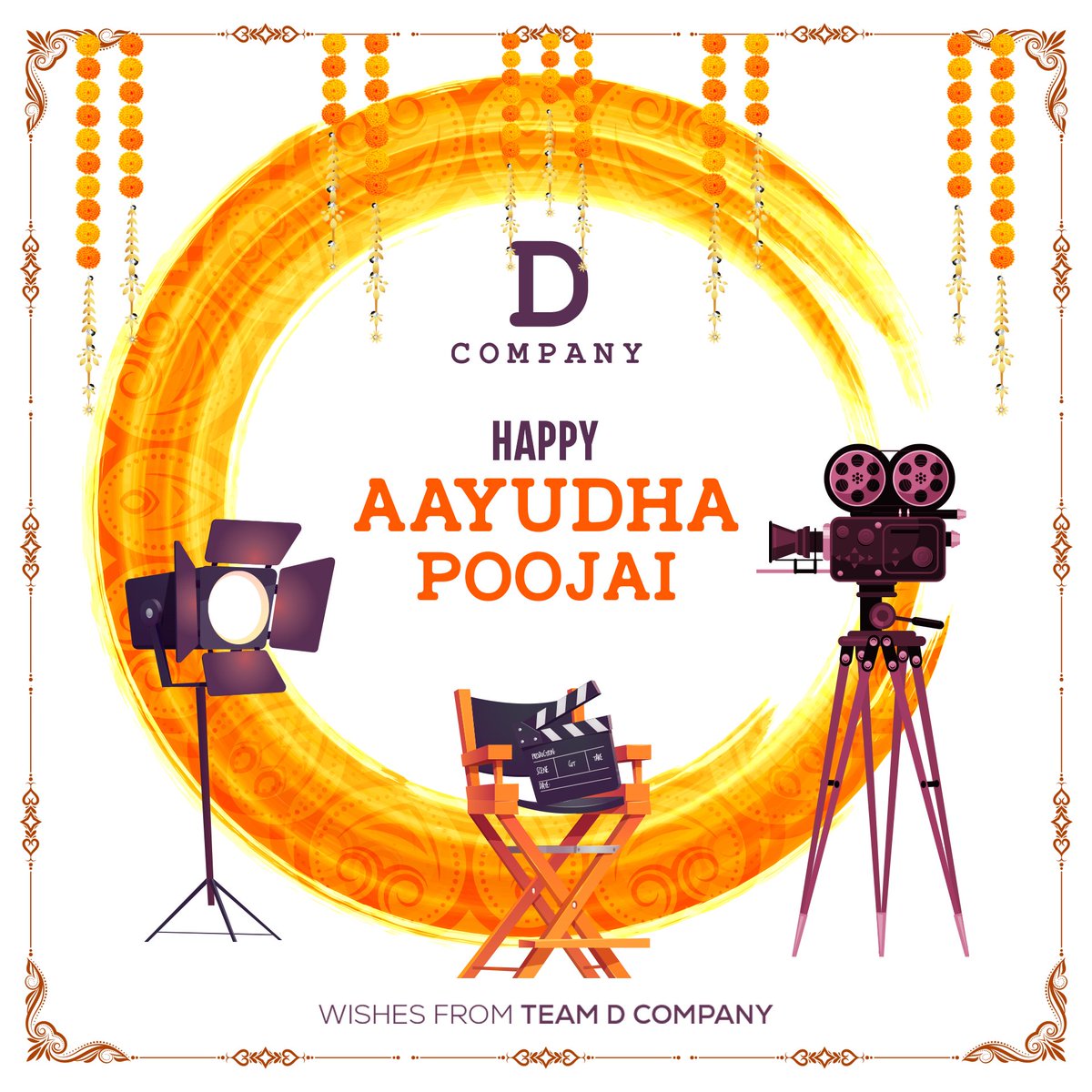 Happy Ayudha Poojai!! May everything you do prosper!! Wishes from team @DCompanyOffl @DuraiKv #Ayudhapooja #AyudhaPoojai