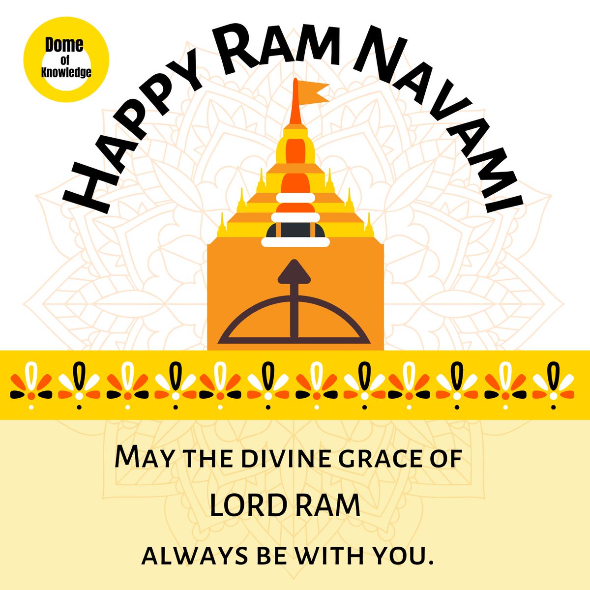 DomeKnowledge's tweet photo. May the divine grace of Lord Ram always be with you.
.
.
.
#RamNavami #RamNavami2022 #Adipurush #GodFather #dushera #Navratri #NavratriDay9 #LordRama https://t.co/Nmflp7vhIN