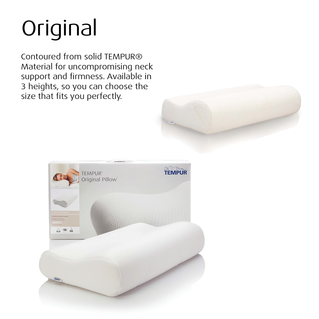 Find your dream pillow with TEMPUR®.
