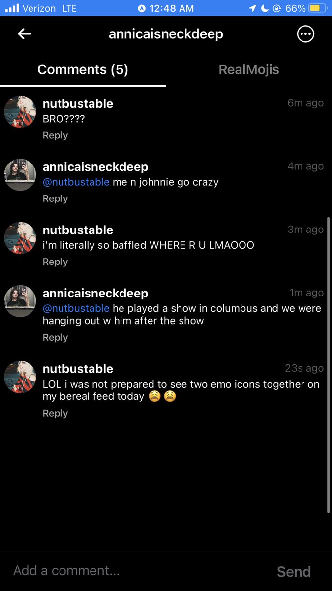 annicaskye__'s tweet photo. 7 years later &amp; also he does not know what BeReal is smh imagine being old @JohnnieGuilbert https://t.co/fMalovFcOE