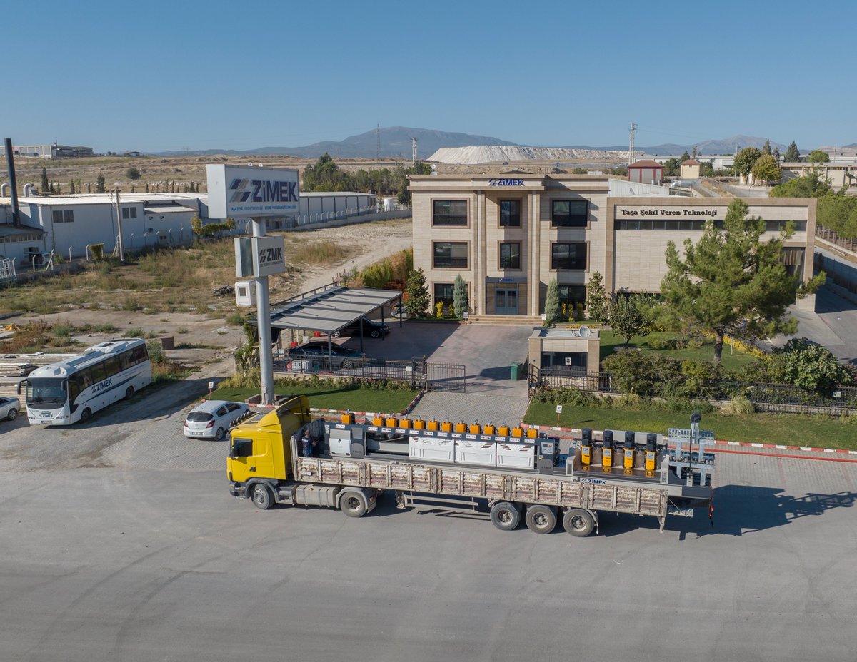zimekmachine's tweet photo. 🇹🇷Isparta İna Doğaltaş'ın 4+12+1 Kalibre ve Polisaj Makinesi yüklenmiştir. Hayırlı olmasını diler, Zimek Makina'yı tercih ettikleri için teşekkür ederiz. #zimekmachine https://t.co/2O33sc2M56