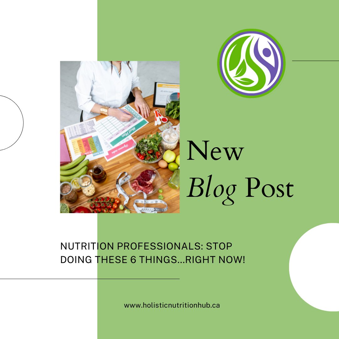 holisticnhub's tweet photo. New blog post! Nutrition professionals: Stop doing these 6 things.. right now! https://t.co/SMDQQhno4e