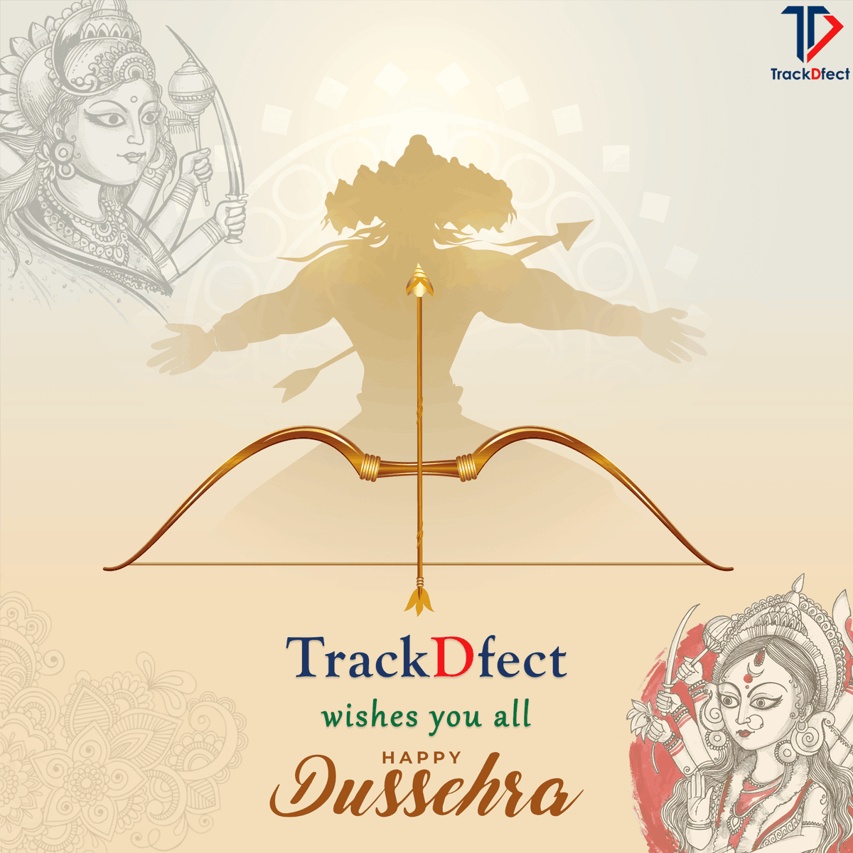 TrackDfect's tweet photo. TrackDfect wishes you all Happy Dussehra 2022!!!
#TrackDfect #OffshoreTesting #manualtesting #testing #celebration #october #2022 #dussehra https://t.co/Ky287lhsZn