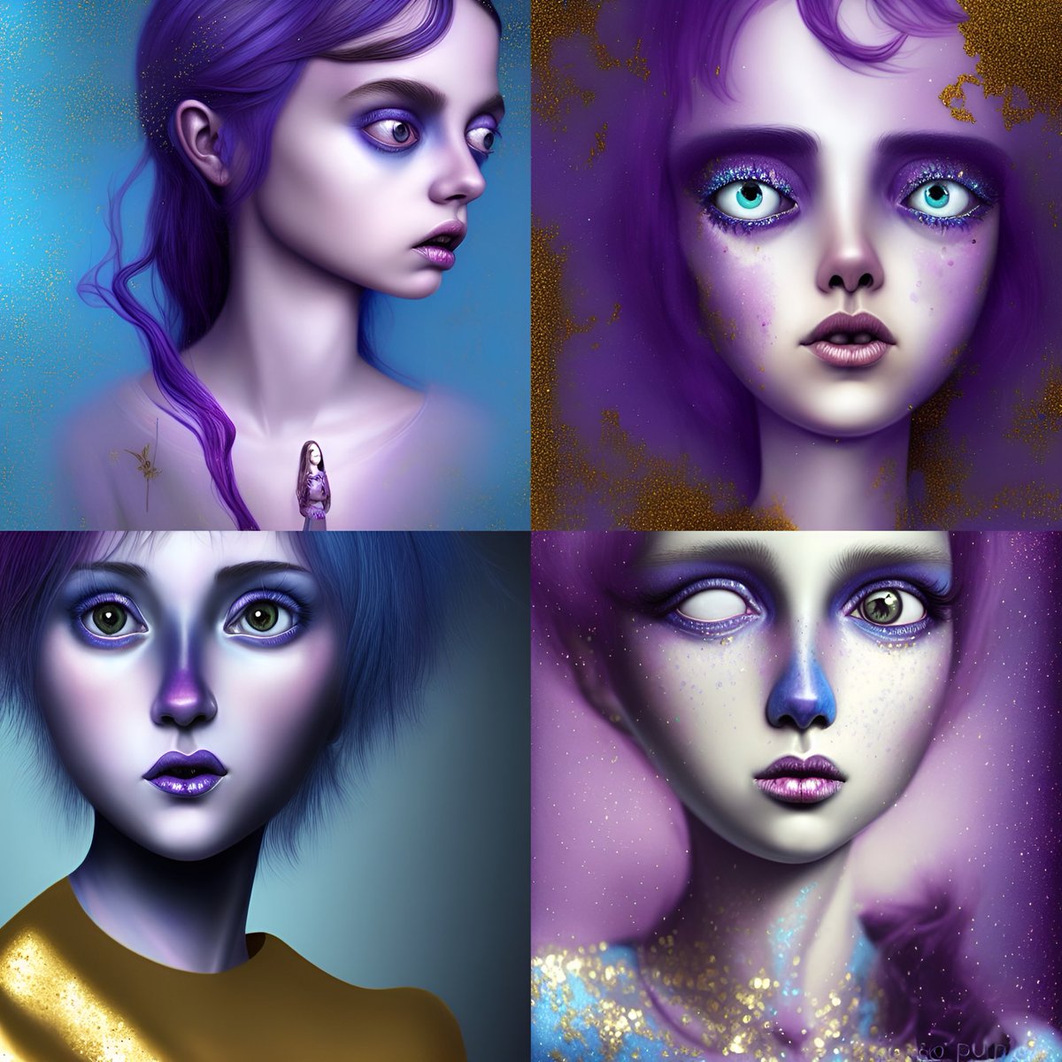 CreativeGenXYZ's tweet image. Check out "Ey Glitter Girl, again" - made with ⁦@NightcafeStudio⁩

creator.nightcafe.studio/creation/w74QM…

#aiart #nightcafe #digitalart #creepy #spooky #retweetmyart