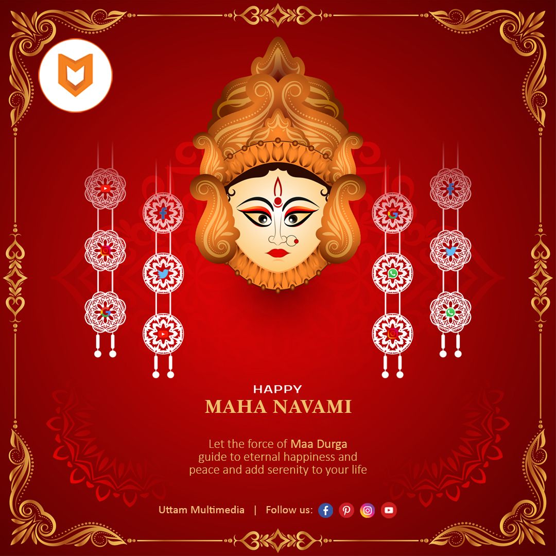 UttamMultimedi1's tweet photo. || Happy Maha Navami ||
Let the force of Maa Durga guide to eternal happiness and peace and add serenity to your life.
Uttam Multimedia, if you wish &amp; want to grow your local business through Digital Marketing.
So contact with us: 7044 789 313 (Call + WhatsApp)
#uttammultimedia https://t.co/60R8IhPnIp