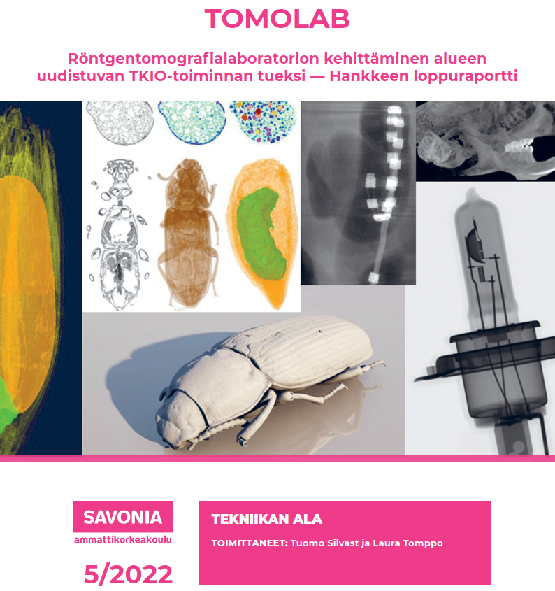UEFSIBLabs's tweet photo. Tomolab röntgentomografiahankkeen loppuraportti https://t.co/ZN3VQWXK0G on julkaistu. Mukana mm. @UniEastFinland @pohjoissavo @LukeFinland @SavoniaAMK @Sakkyfi #mikrokirurgia . Lue ja tutustu röntgentomografian mahdollisuuksiin! https://t.co/zflP1k0069