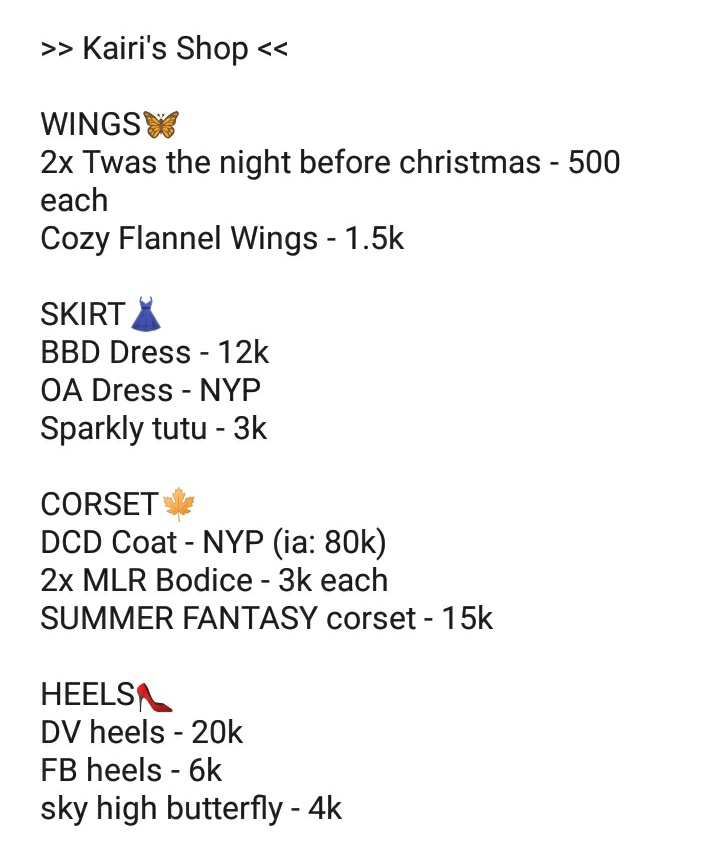 INU1SEISHU's tweet photo. >> Kairi's rh shop <<

->Items in Pic
-> ALL PRICES ARE NEGOTIABLE

RT= FOLLOW FROM ALT

#royaleween #royalehighupdate #royalehighhalloween #RoyaleHighTea #royalehighhalos #RoyaleHighHalo #royalehightrade #royalehightrades #royalehightrading #royalehightradings #royalehigh https://t.co/Vq5N7aoR5q